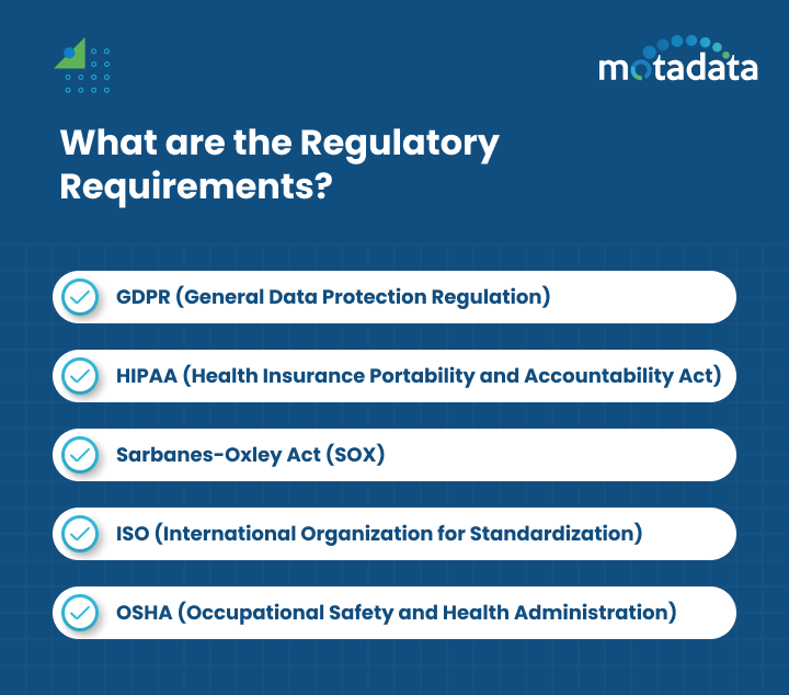 What are the Regulatory Requirements