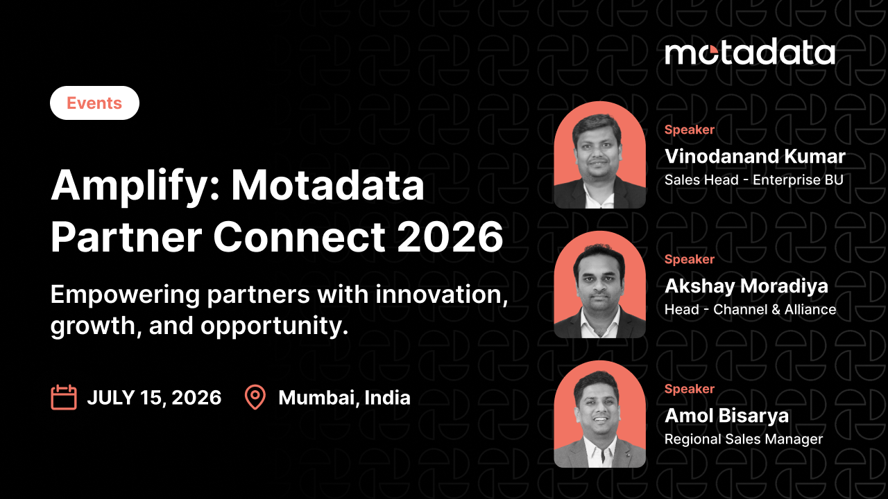 Amplify: Motadata Partner Connect Mumbai