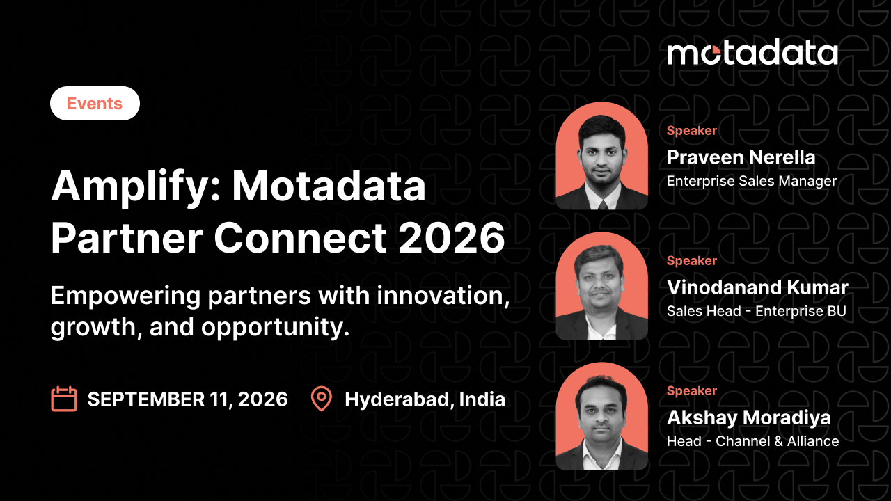 Amplify: Motadata Partner Connect Hyderabad
