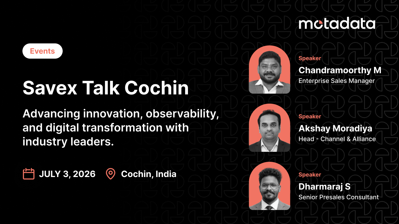 Savex Talk in Cochin: Building Unified and Intelligent IT Operations