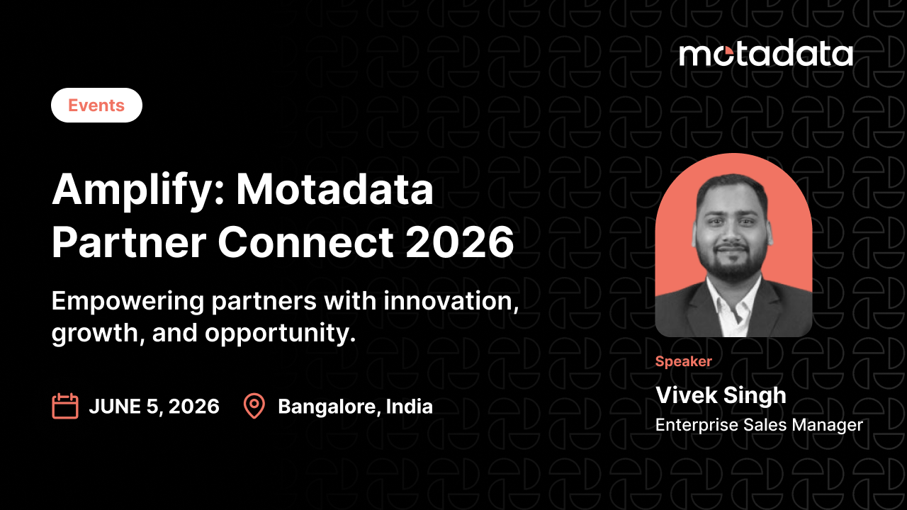 Amplify: Motadata Partner Connect Bangalore