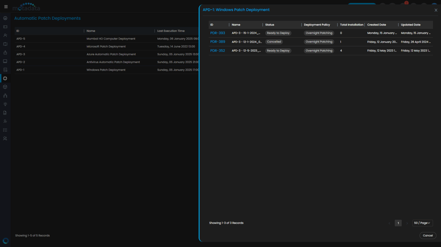 Policy Based Deployment