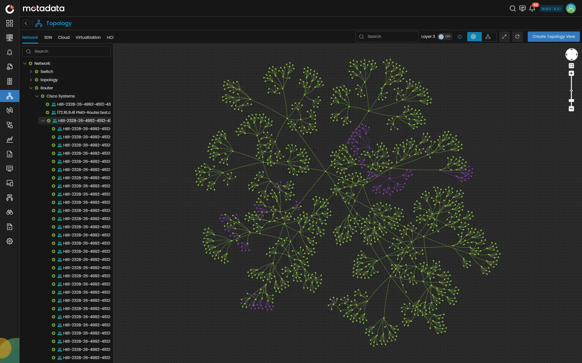 Dynamic Topology Mapping