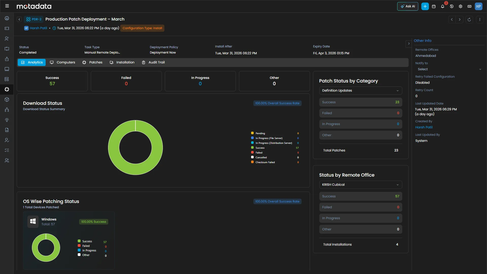 Patch & Deployment Management
