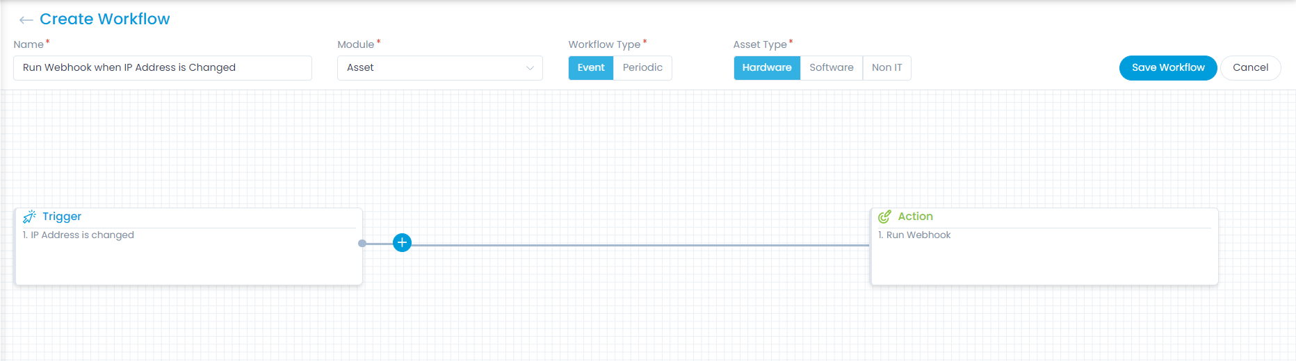 Run Webhook Workflow Scenario