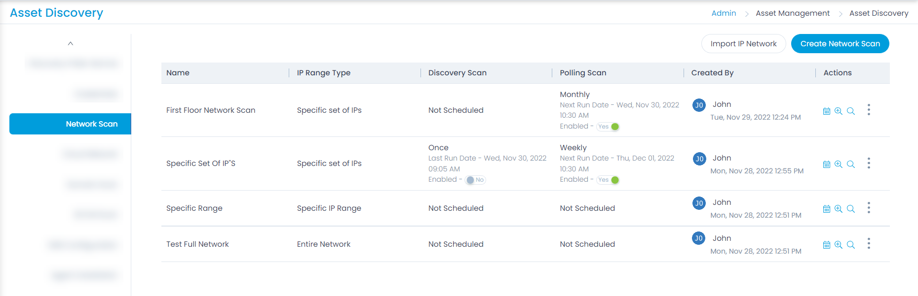 Network Scan