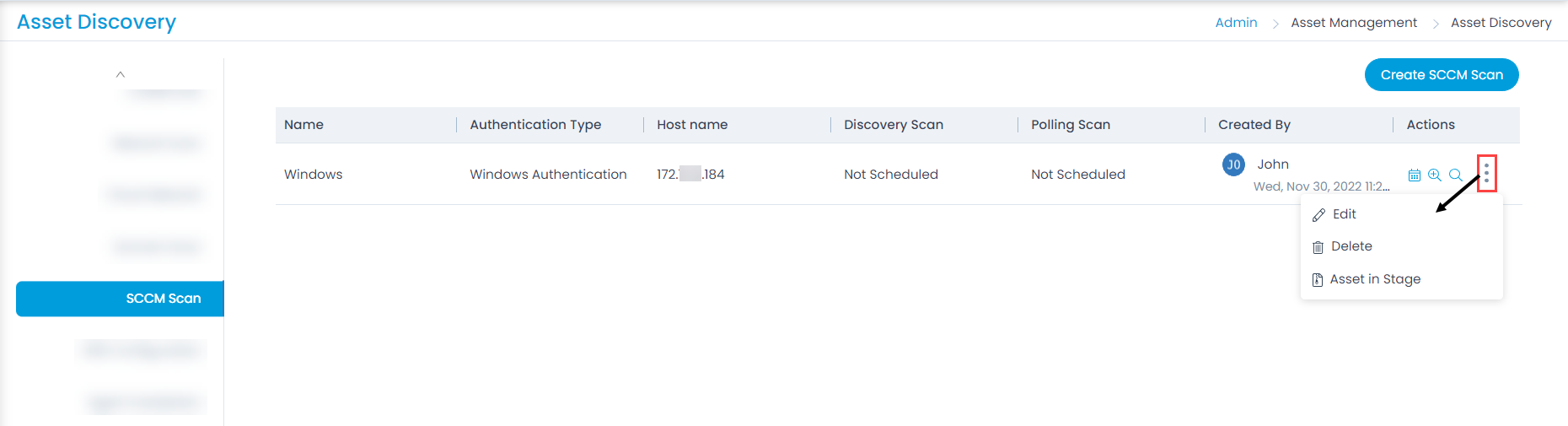 SCCM Scan