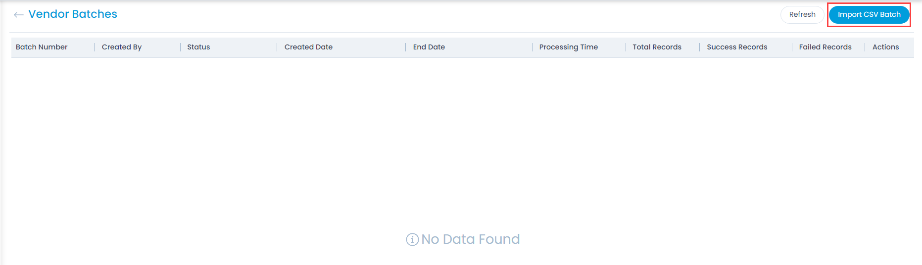 Import CSV Batch