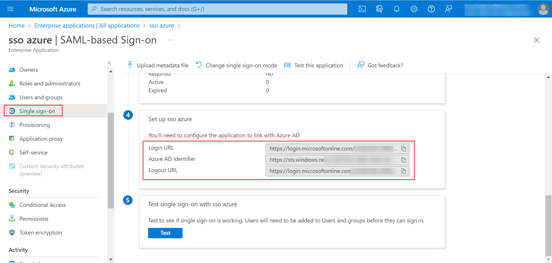 Azure AD - IDP Details