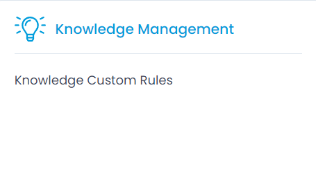 Knowledge Management Options