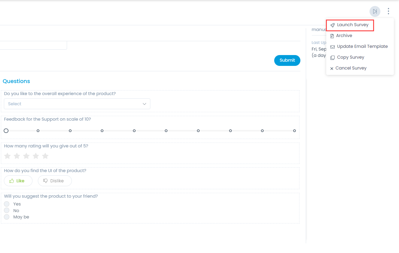 Launch Survey