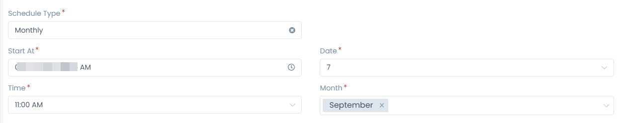 Set Date, Day, Time, and Month