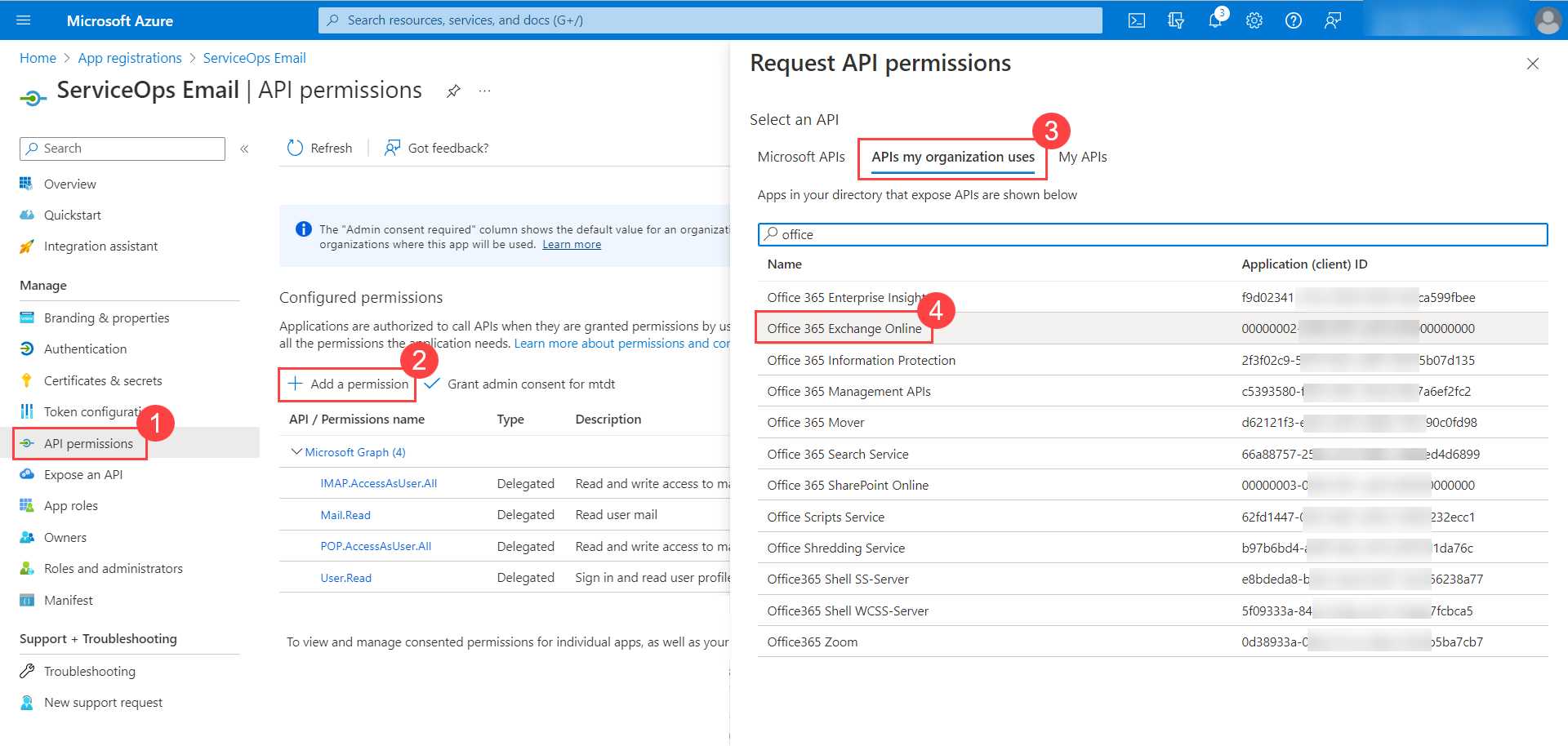 Microsoft Exchange Permissions