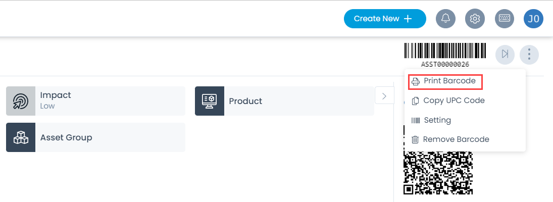 Printing a Barcode