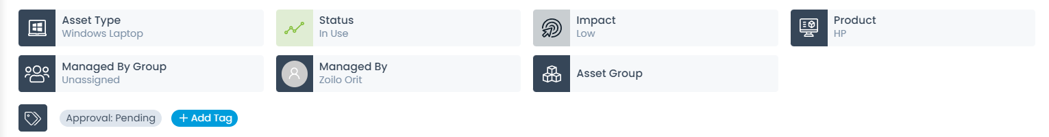 Asset Classifiers