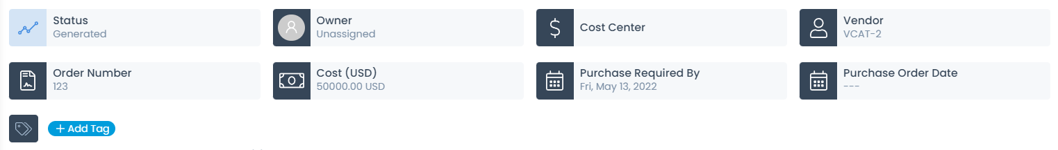 Purchase Order Classifiers