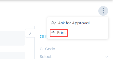 Print Option