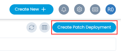 Create Patch Deployment button
