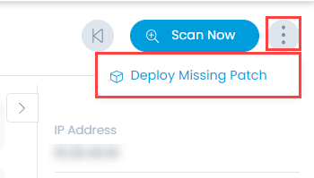 Deploy Missing Patch