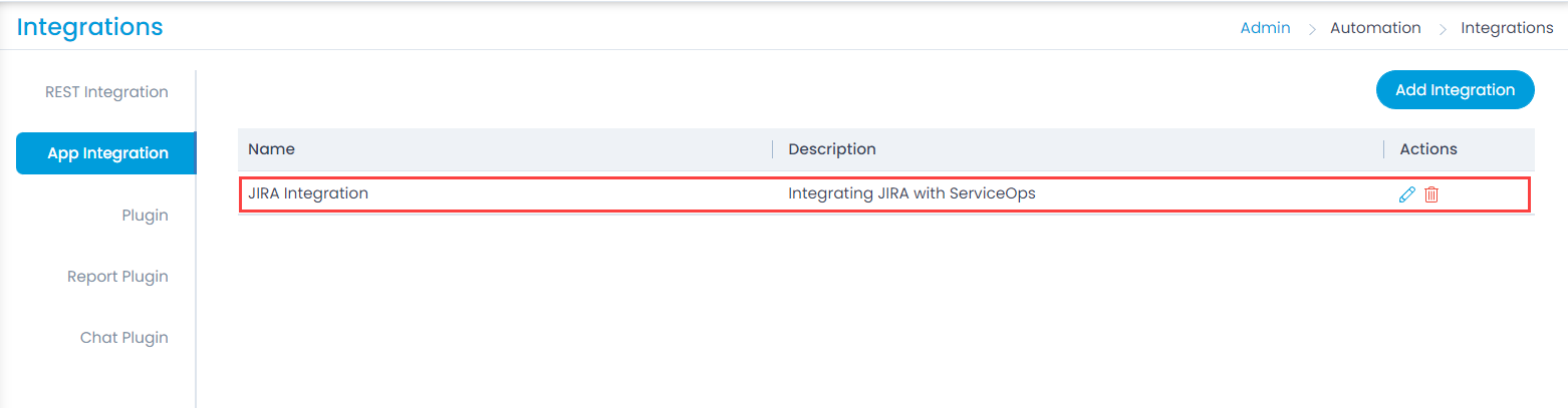 JIRA Integration added
