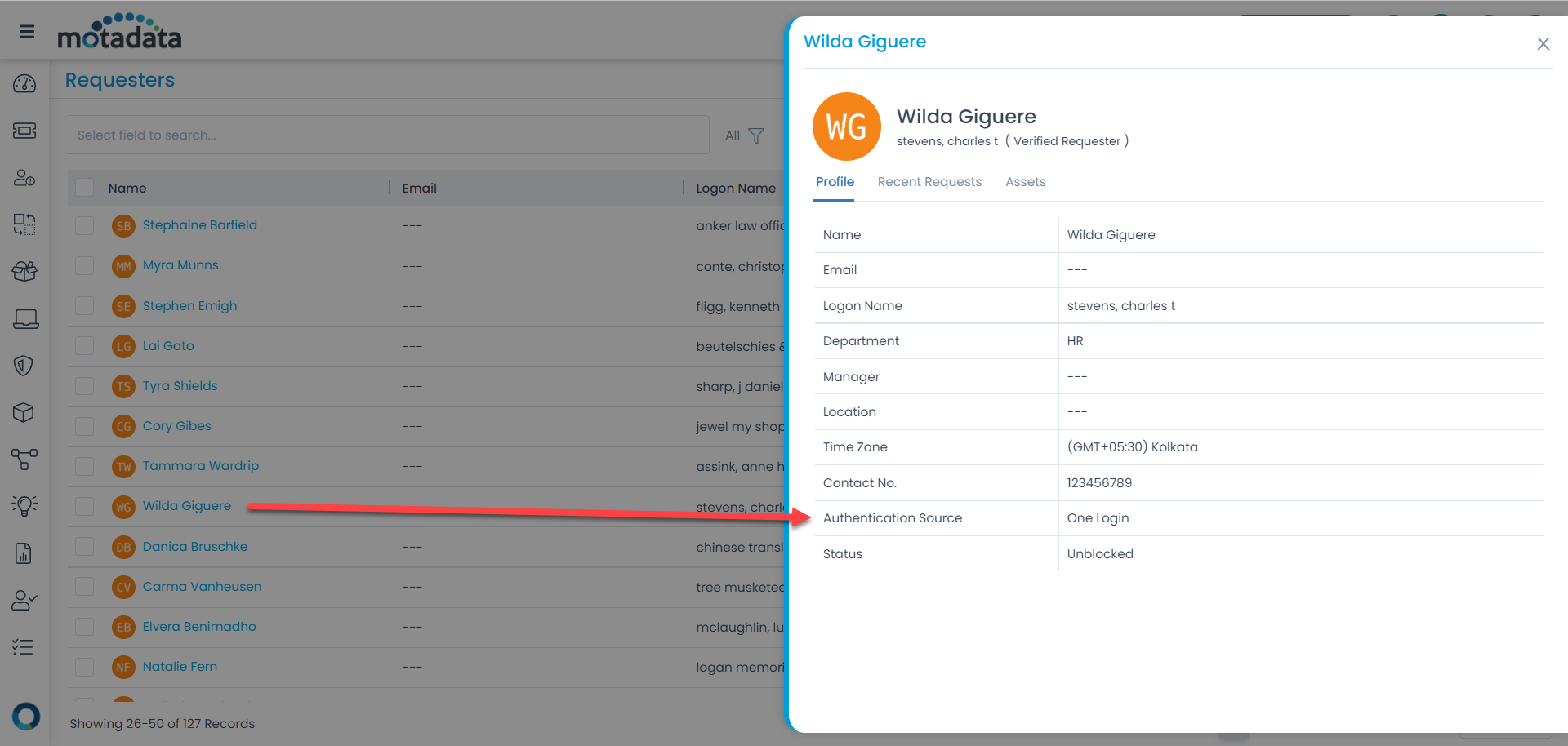 OneLogin Imported Users