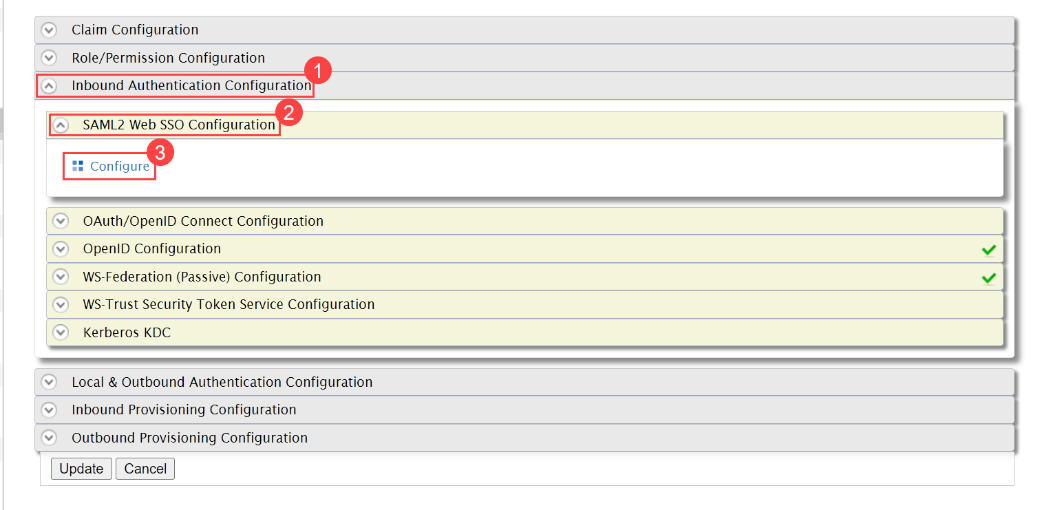 Configure SAML