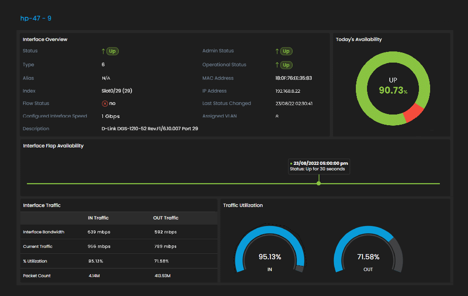 LAN Interface Monitoring