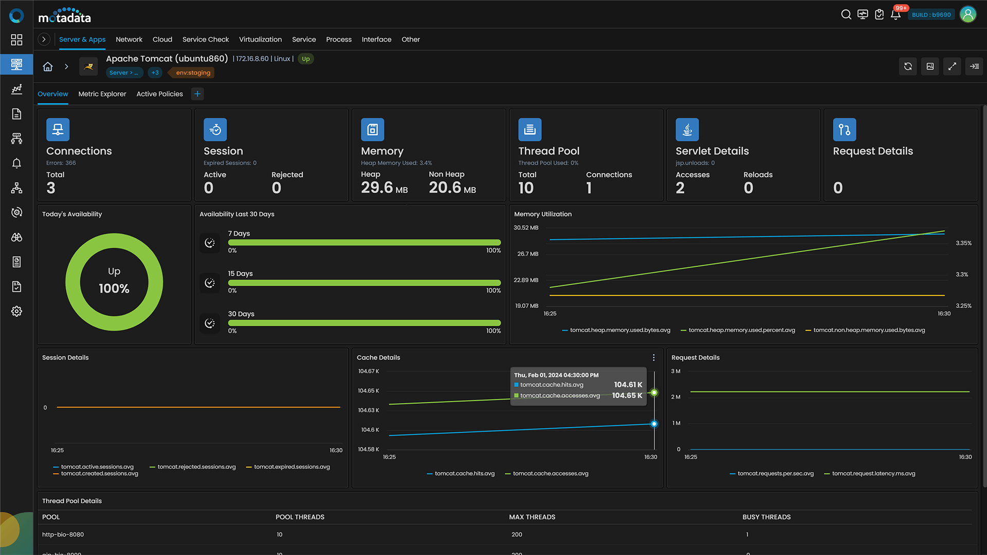 Apache Tomcat Dashboard