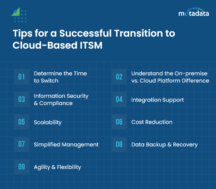 Tips for a Successful Transition to Cloud-Based ITSM