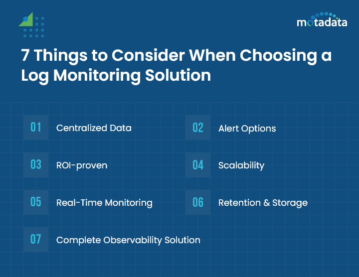 7 Things to Consider When Choosing a Log Monitoring Solution